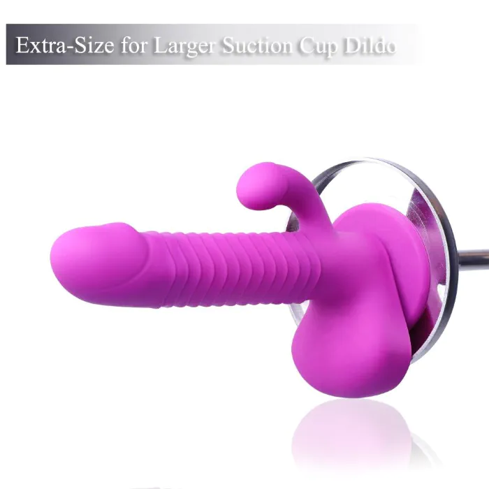 Кріплення для фалоімітаторів на присосці для секс-машин Hismith Suction Cup Adapter 4.5″ KlicLok - S — фото 6