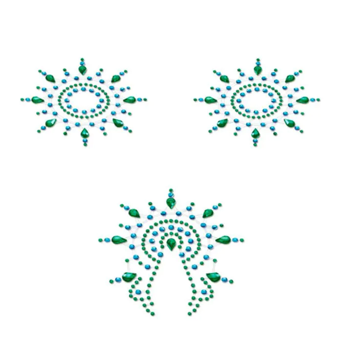 Пестіс Petits Joujoux Gloria set of 3 Green-Blue