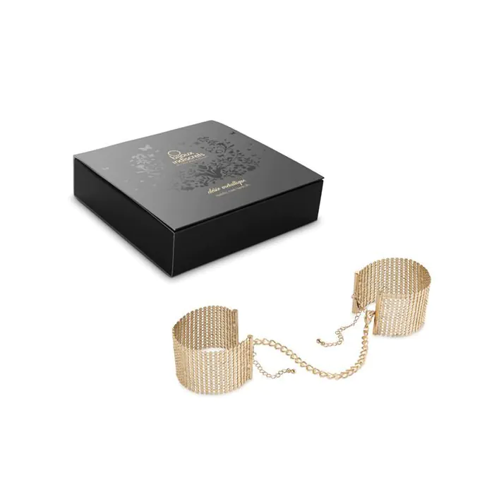 Наручники Bijoux Indiscrets Desir Metallique Handcuffs - Gold — фото 4
