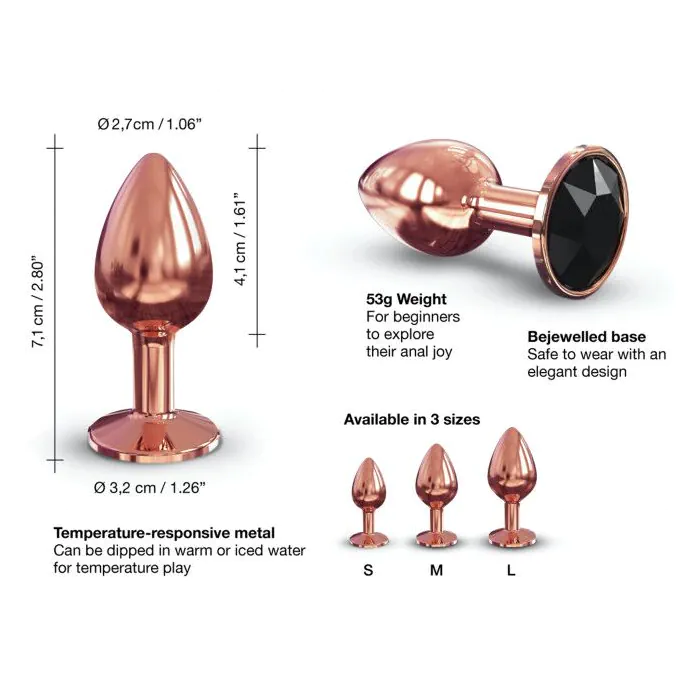Анальна пробка Dorcel DIAMOND PLUG S — фото 3
