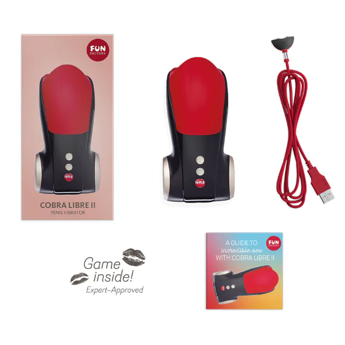 Мастурбатор Fun Factory Cobra Libre 2 Red-Black — фото 7