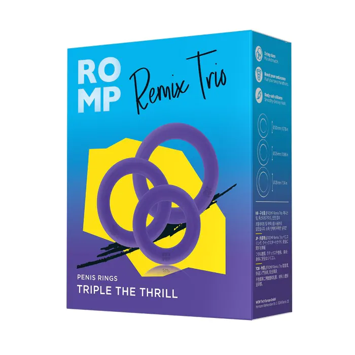 Набір ерекційних кілець Romp Remix Trio — фото 9