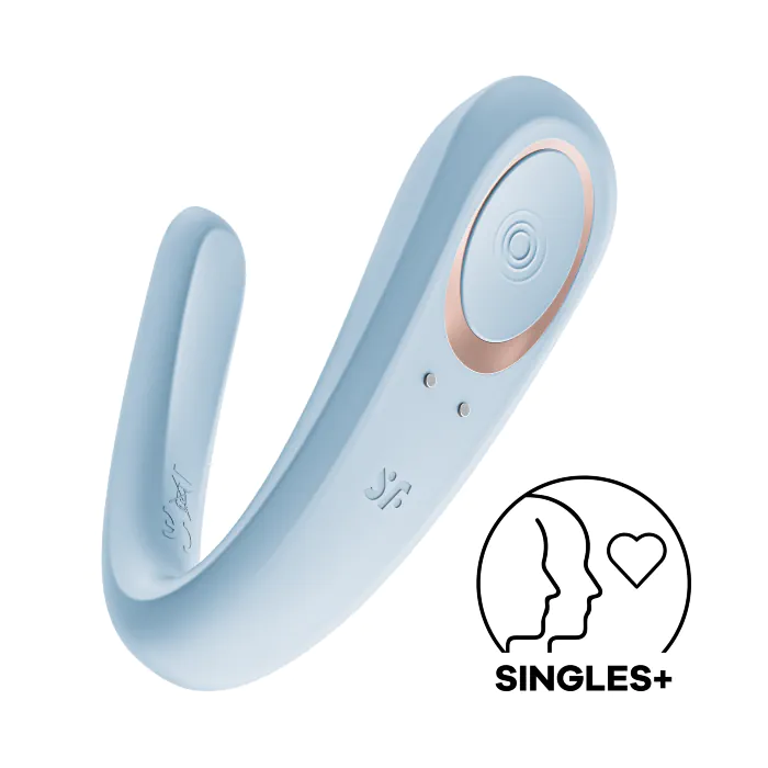 Парний вібратор Satisfyer Double Classic Light Blue