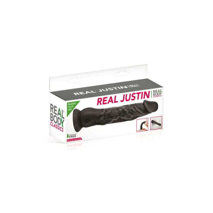 Фалоімітатор Real Body Real Justin Black — фото 3
