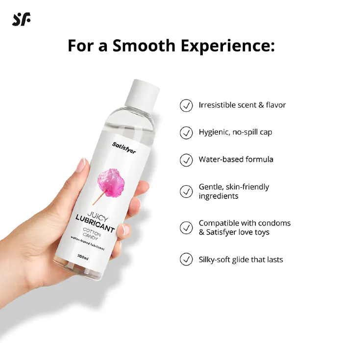 Лубрикант Satisfyer Juicy Lubricant Cotton Candy 300 мл — фото 6