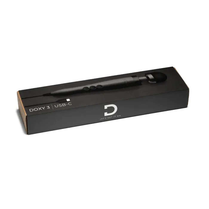 Вібромасажер Doxy 3 USB-C Massager Matte Black — фото 5