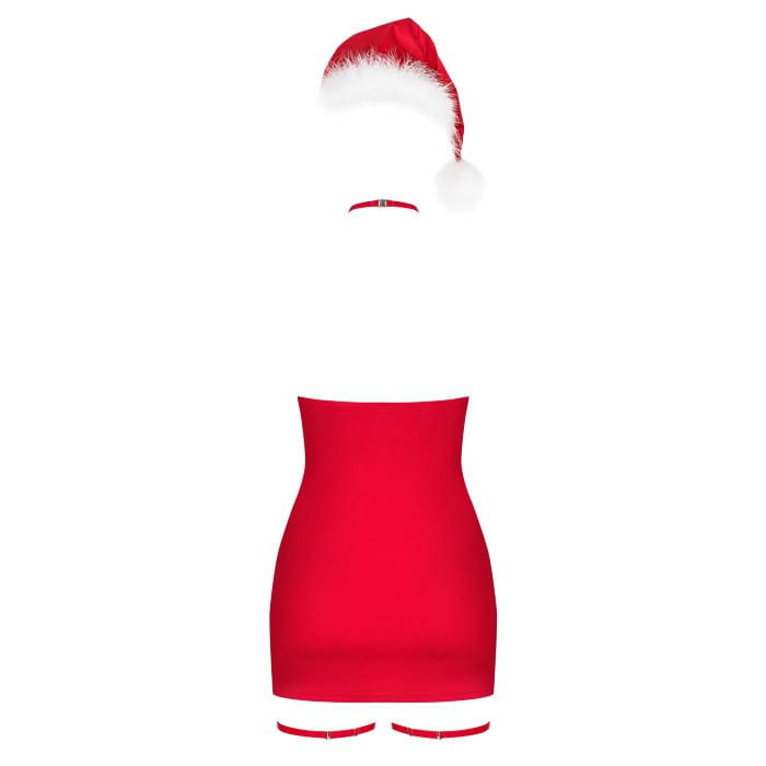 Сорочка Obsessive Kissmas chemise red — фото 19
