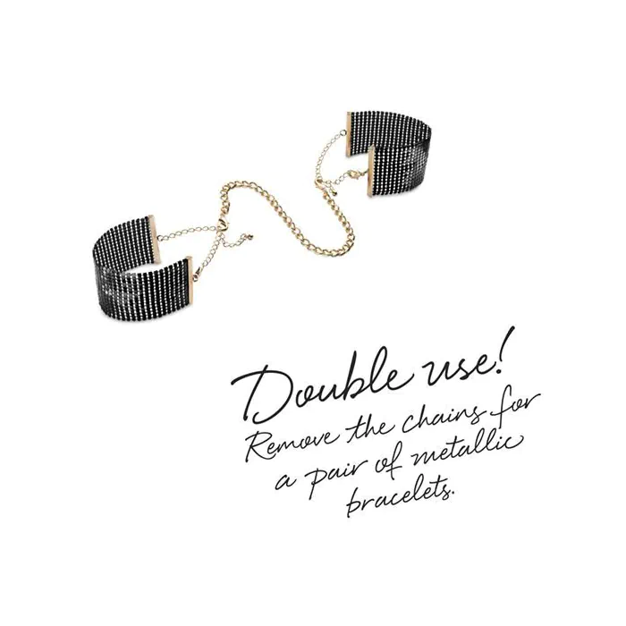 Наручники Bijoux Indiscrets Desir Metallique Handcuffs - Black — фото 5