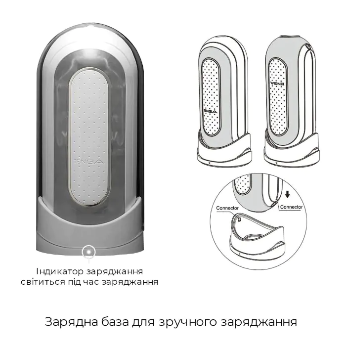 Мастурбатор Tenga Flip Zero Electronic Vibration White — фото 15