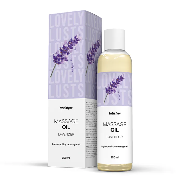 Масажна олія Satisfyer Massage Oil Lavender 250 мл — фото 2