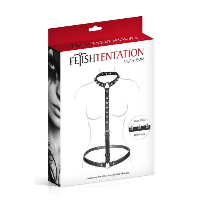 Портупея Fetish Tentation Sexy Adjustable Harness Black — фото 3