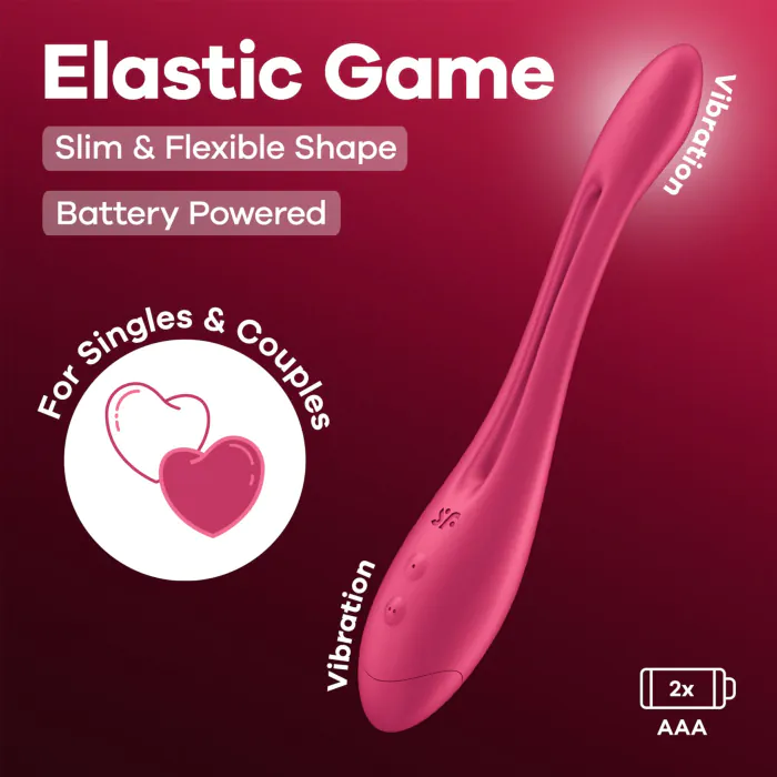 Універсальний гнучкий вібратор для пар Satisfyer Elastic Game Battery Series — фото 6