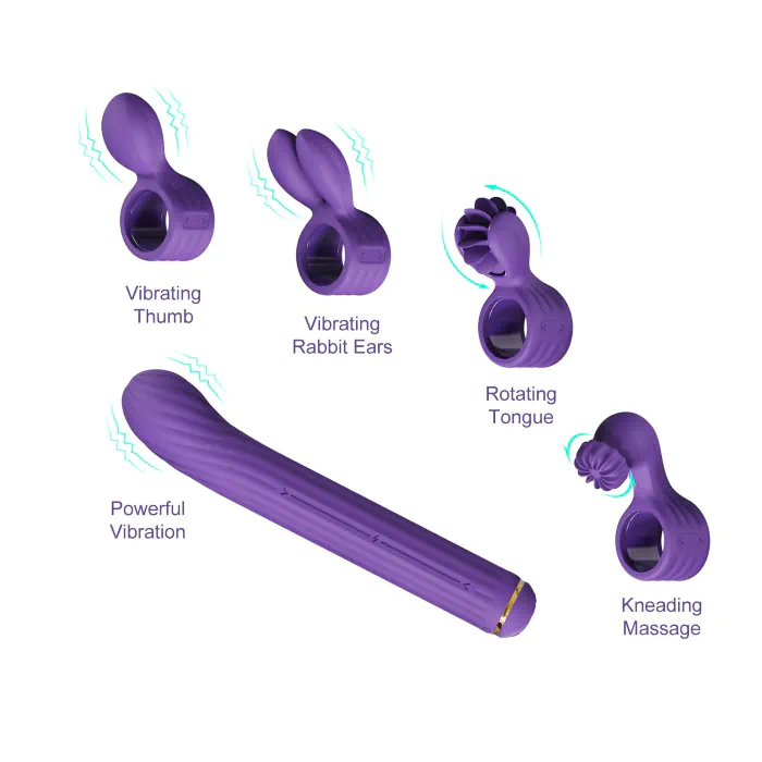 Вібратор Otouch Magic Stick S1 Plus Purple — фото 4