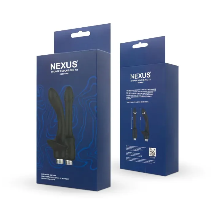 Набір анальних насадок для душу Nexus Beginner Shower Douche Duo Kit — фото 9