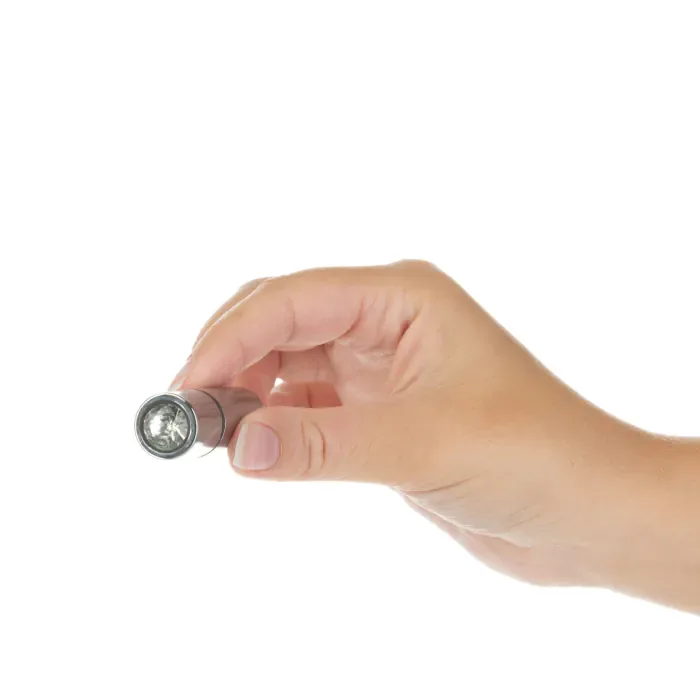 Віброкуля PowerBullet First-Class Bullet with Key Chain Pouch Silver — фото 4