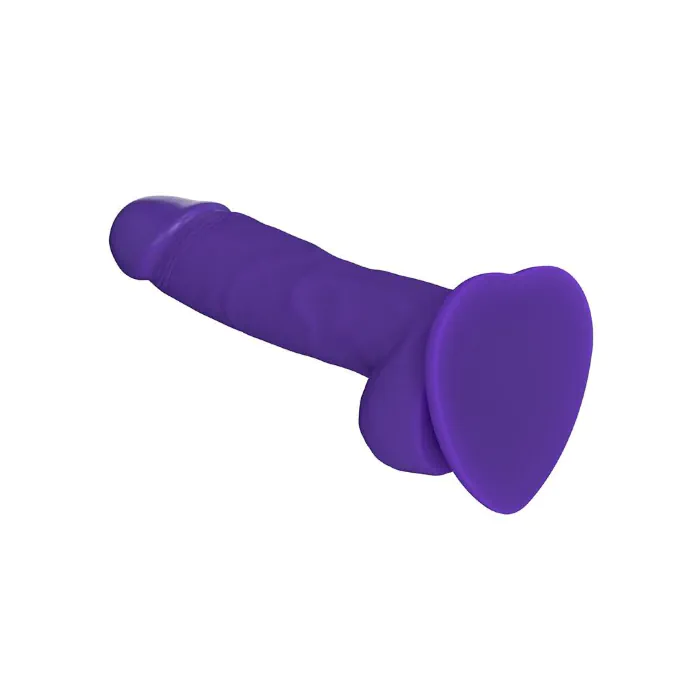 Реалістичний фалоімітатор Strap-On-Me SOFT REALISTIC DILDO Violet - Size S — фото 2