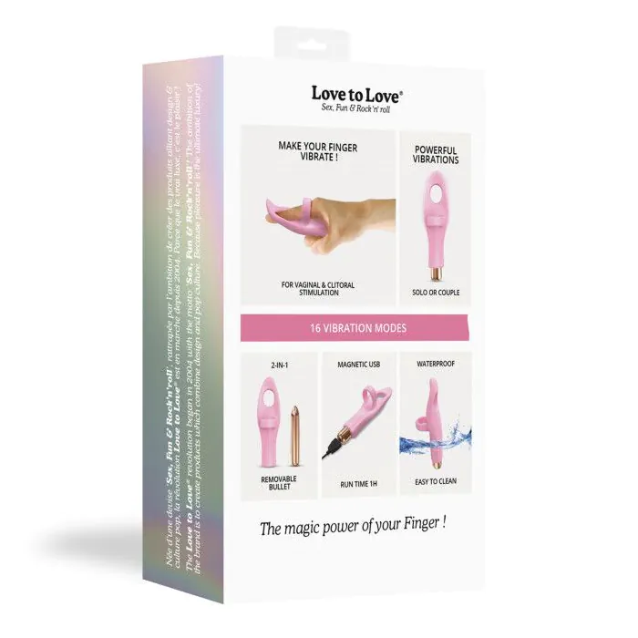 Вібратор Love To Love Tickle me Baby pink — фото 7