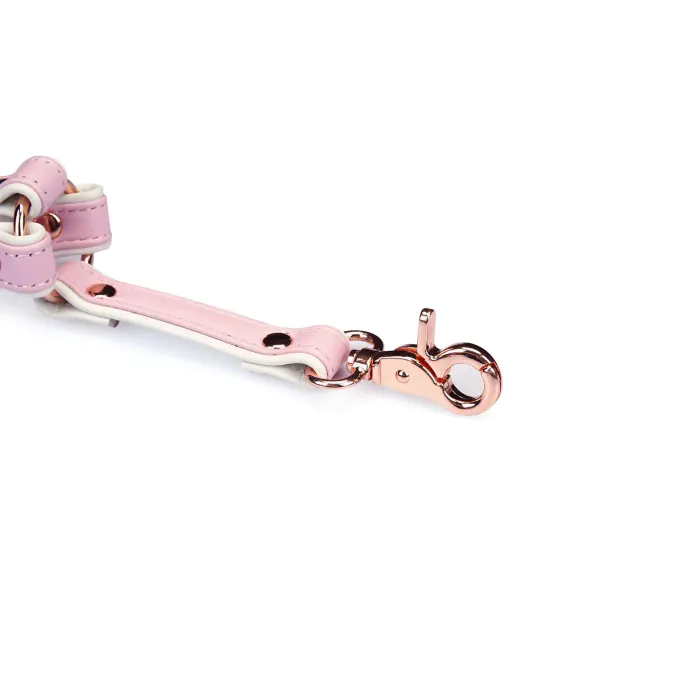 Хрестовина Liebe Seele White & Pink Leather Hogtie — фото 4