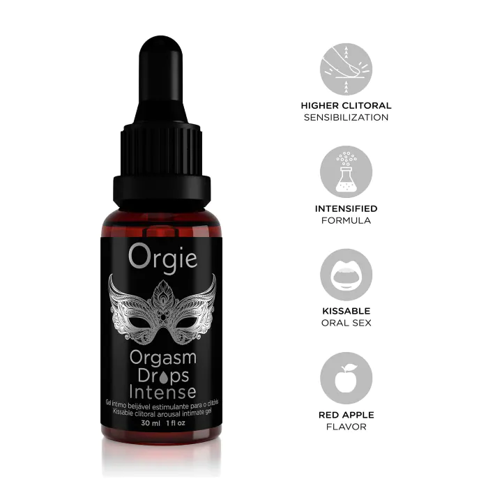 Краплі для клітора з вібрацією Orgie Orgasm Drops Intense 30 мл — фото 3