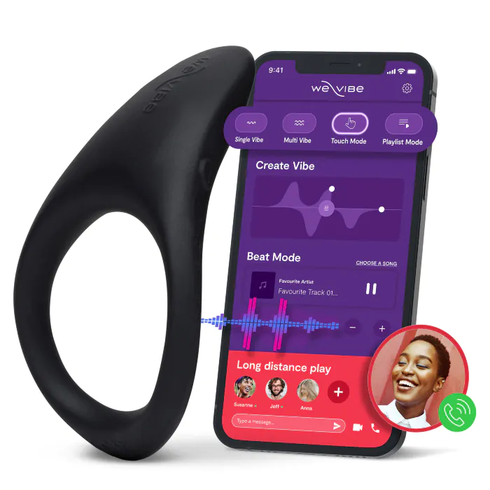 Смарт віброкільце We-Vibe Verge 2 Black