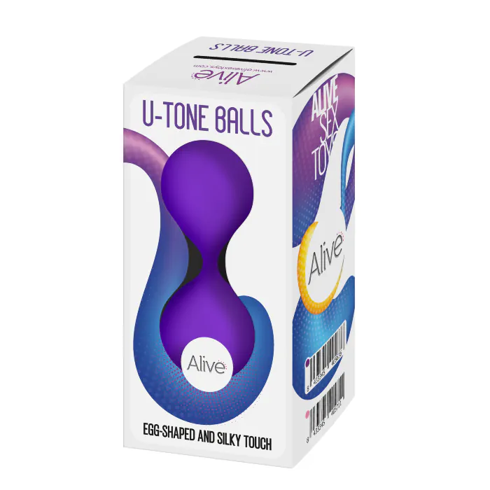 Вагінальні кульки Alive U-Tone Balls Purple — фото 2