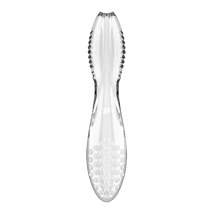 Двосторонній скляний дилдо Satisfyer Dazzling Crystal 2 Transparent — фото 3