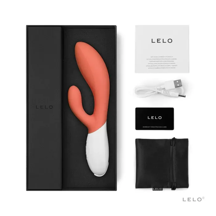 Вібратор-кролик Lelo Ina 3 Coral — фото 2