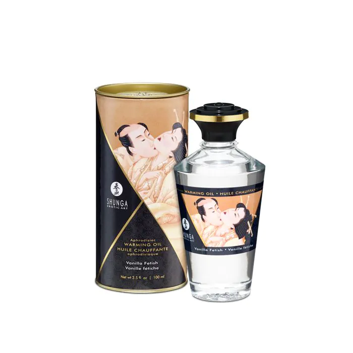 Розігріваюча олія Shunga APHRODISIAC WARMING OIL ваніль