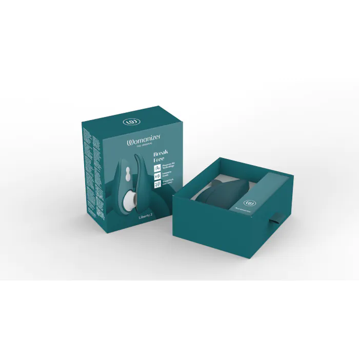 Вакуумний стимулятор Womanizer Liberty 2 Dark Petrol — фото 12