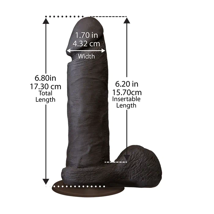 Фалоімітатор Doc Johnson Realistic Cock 6 inch Vac-U-Lock — фото 2