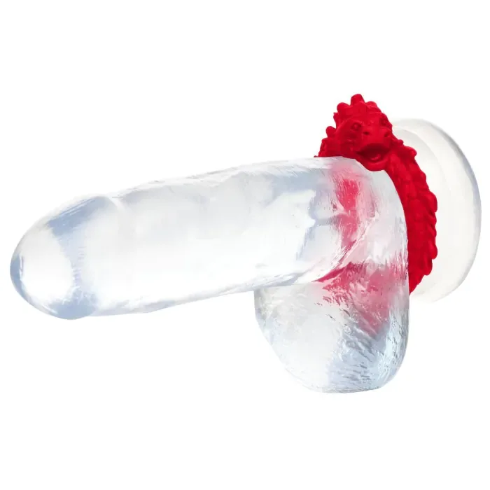 Ерекційне кільце Creature Cocks Rise of the Dragon Silicone Penis Ring Red — фото 6