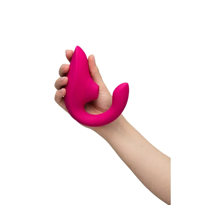 Вібратор кролик з вакуумною стимуляцією Womanizer Blend Vibrant Pink — фото 19