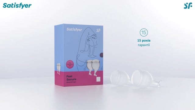 Набір менструальних чаш Satisfyer Feel Secure (lila) — фото 2