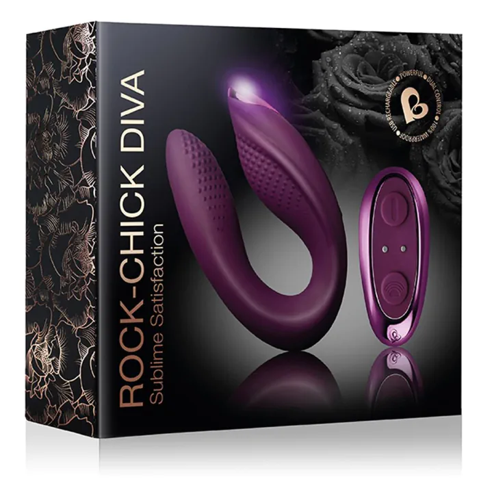 Вібратор Rocks Off Rock Chick Diva Purple — фото 6