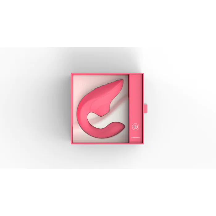 Вібратор кролик з вакуумною стимуляцією Womanizer Blend Vibrant Rose — фото 19