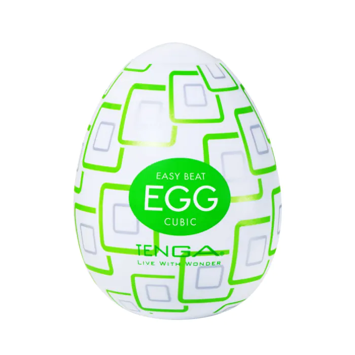 Мастурбатор-яйце Tenga Egg Cubic