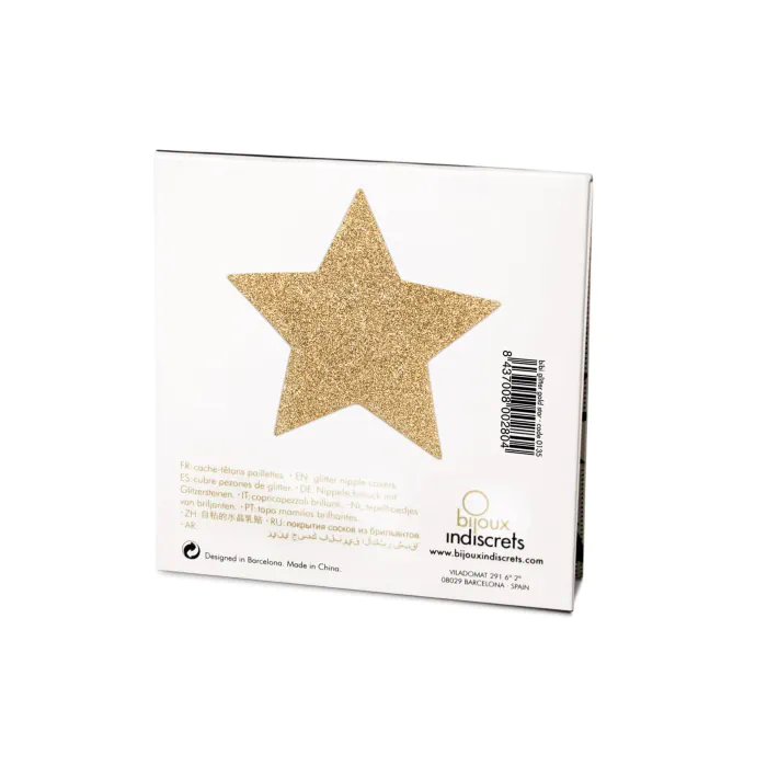 Пестіс - стікіні Bijoux Indiscrets Flash Star Gold — фото 3