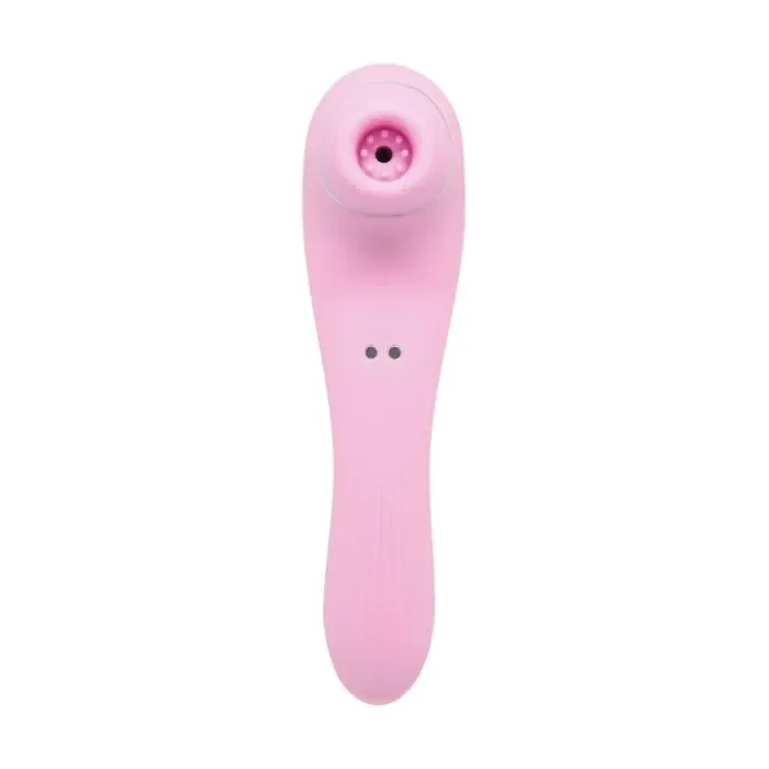 Вакуумний стимулятор з вібрацією Wooomy Smoooch Pink Clitoral Suction & Vibration — фото 2