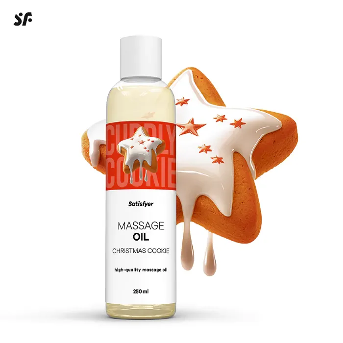 Масажна олія Satisfyer Massage Oil Christmas Cookie 250 мл