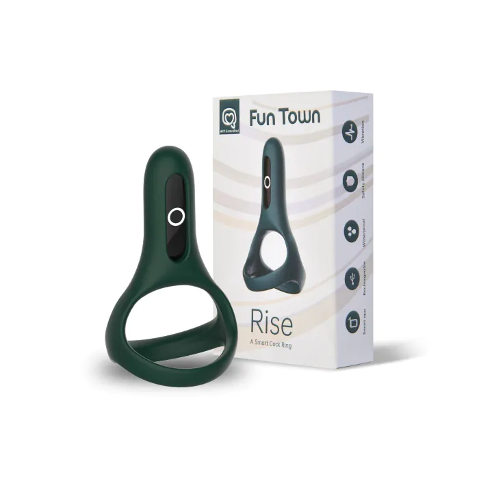 Подвійне ерекційне кільце FunTown Rise Turquoise