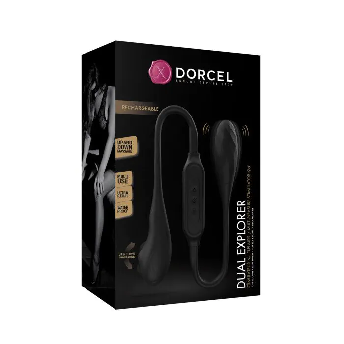 Вібратор на гнучкому зчіпці Dorcel DUAL EXPLORER — фото 10
