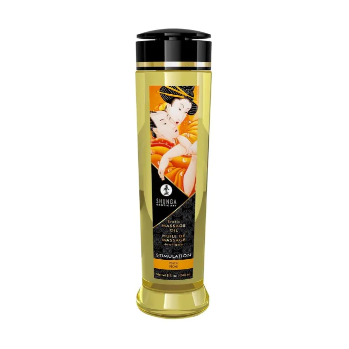 Масажна олія Shunga Stimulation - Peach