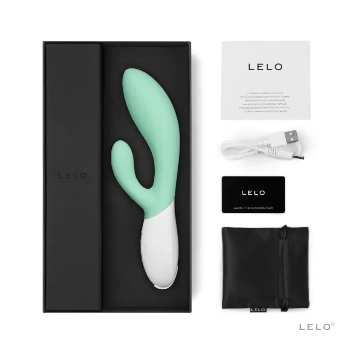 Вібратор-кролик Lelo Ina 3 Seaweed — фото 2
