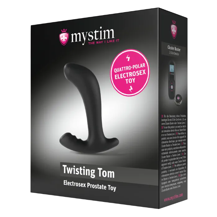Масажер простати Mystim Twisting Tom з моделюванням форми для електростимулятора — фото 3
