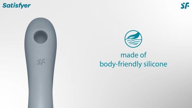 Вакуумний стимулятор Satisfyer Curvy Trinity 3 bluegrey — фото 6
