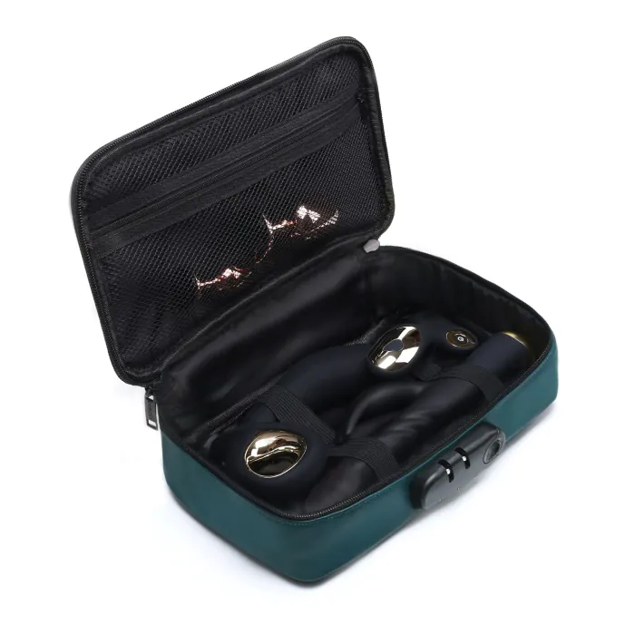 Кейс для іграшок Dorcel Discreet Вox Luxury Green — фото 3