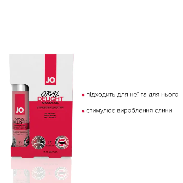 Гель для оральних пестощів JO Oral Delight 30 мл — фото 3