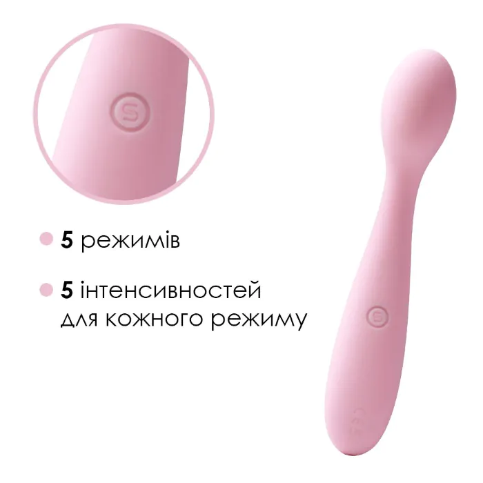 Вібратор Svakom Keri Pale Pink — фото 3