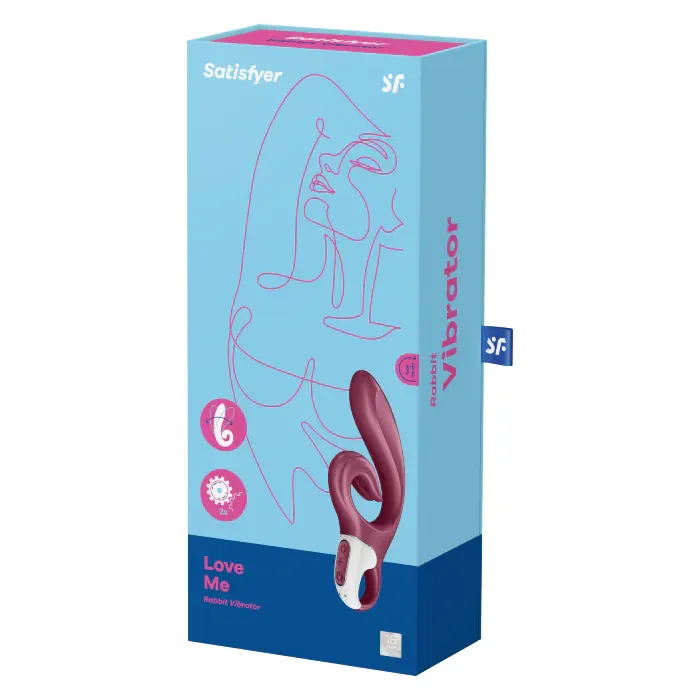 Вібратор кролик Satisfyer Love me red — фото 7