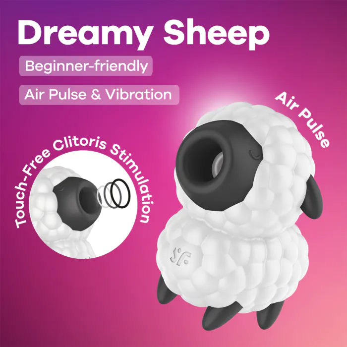 Вакуумний кліторальний стимулятор Satisfyer Dreamy Sheep — фото 7